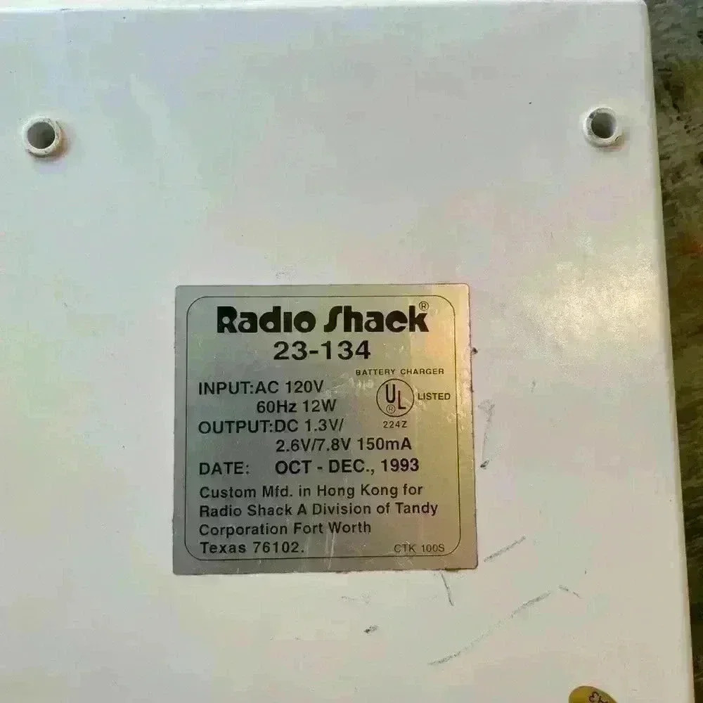 RADIO SHACK DELUXE NICKEL CADMIUM BATTERY CHARGER -USED - Picture 6 of 7